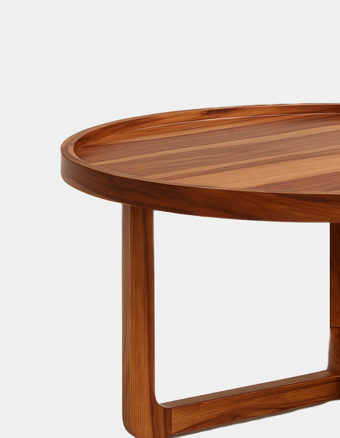 Round Wooden Coffee Table